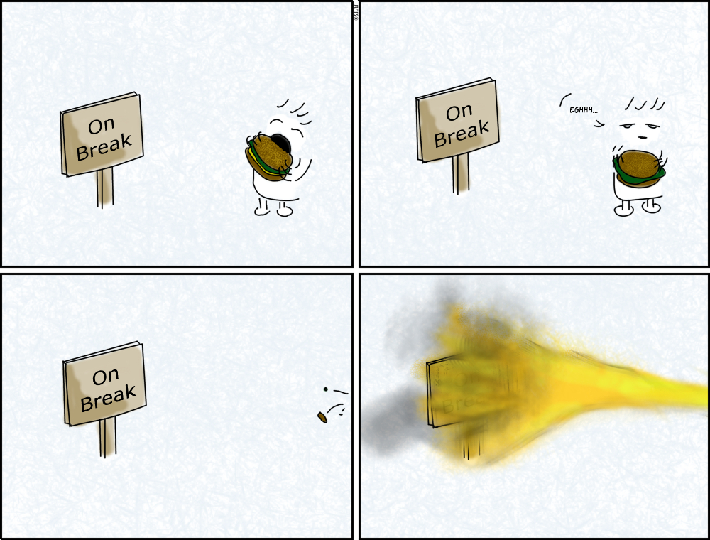 The sign cost more than the fuel to burn it.